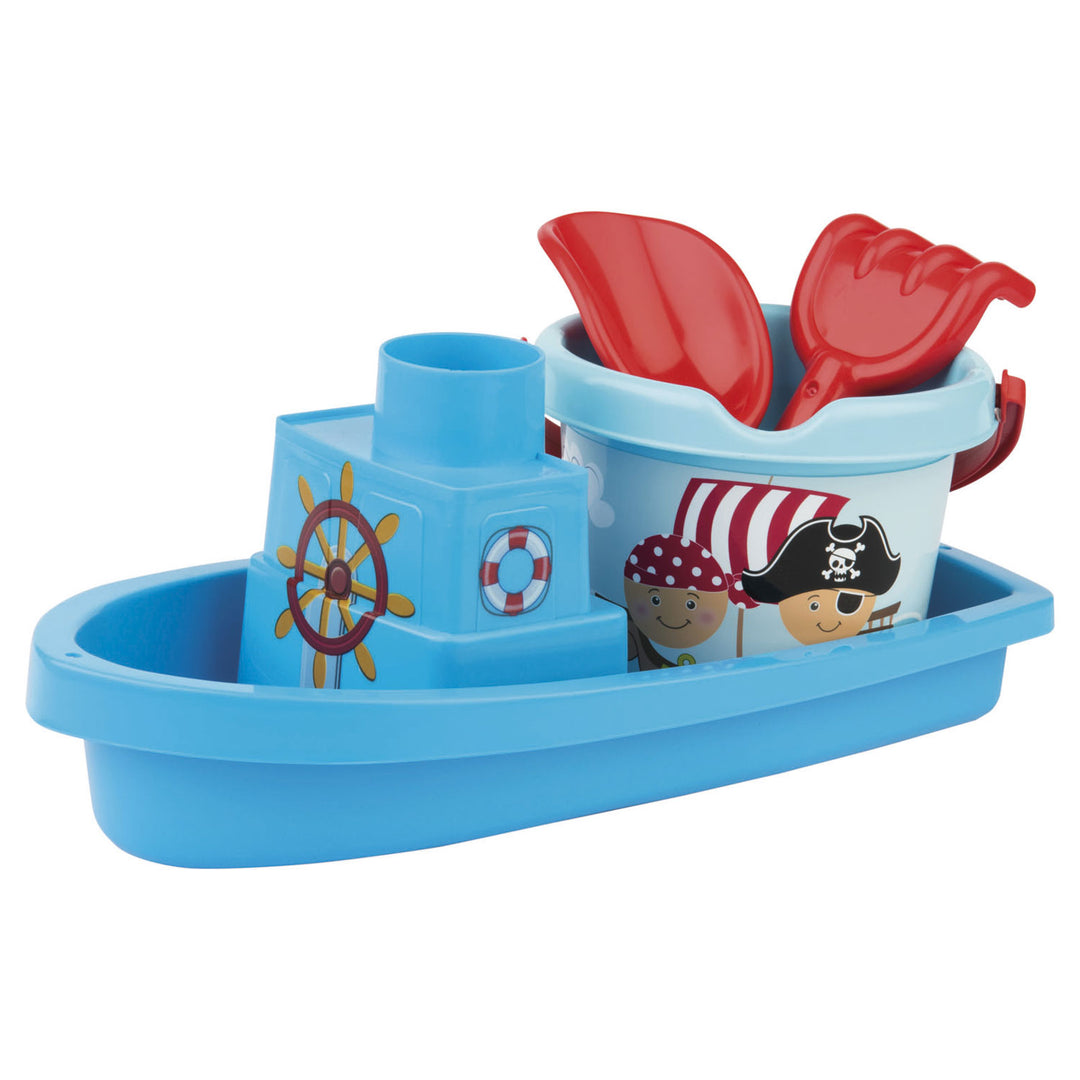 Strandset piratenboot