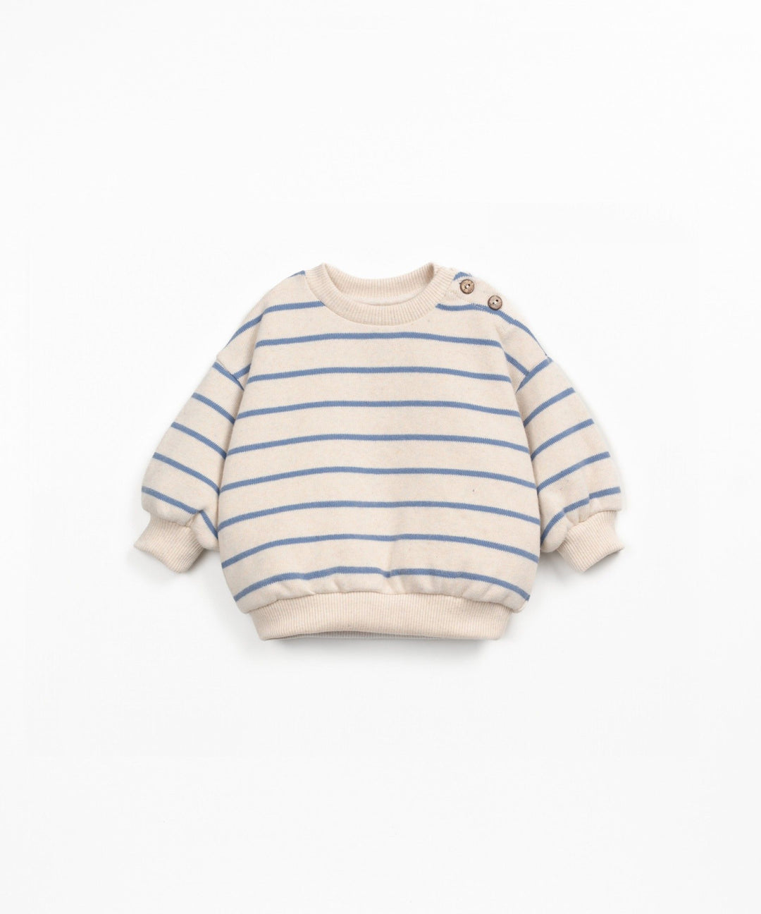 STRIPED JERSEY SWEATER WATERCOLOR