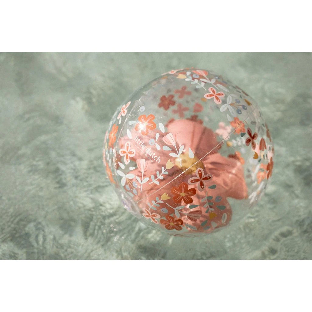 Strandbal 3D pink flower - Kidooz