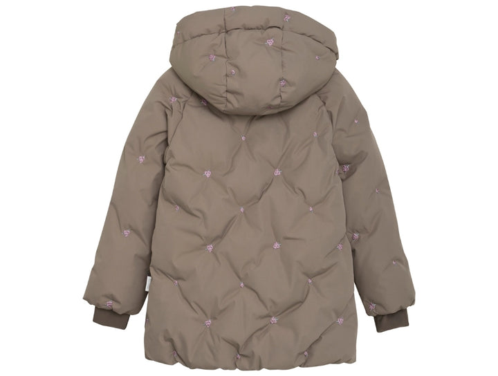 Winterjas fungi embroidery