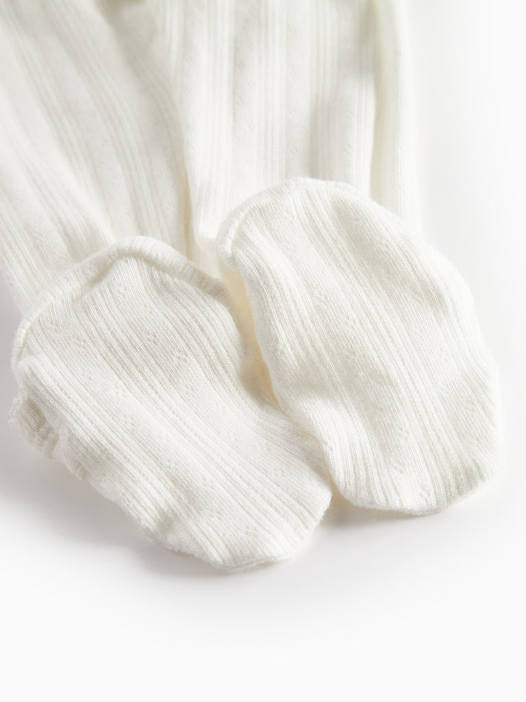 Boxpakje Rubetta pointelle gentle white - Kidooz