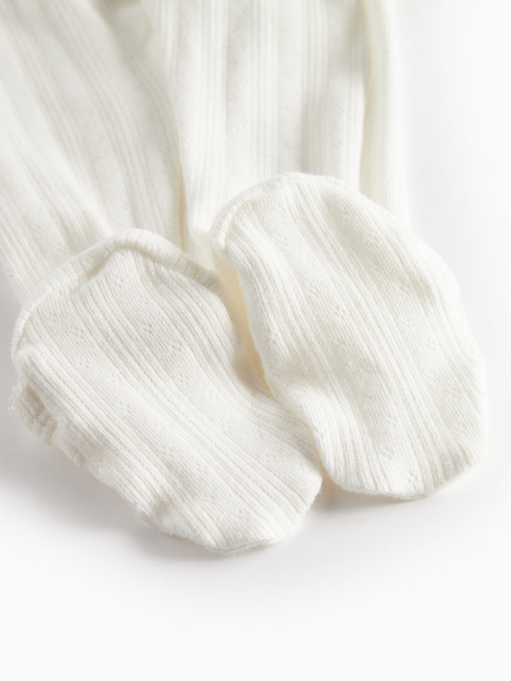 Boxpakje Rubetta pointelle gentle white - Kidooz