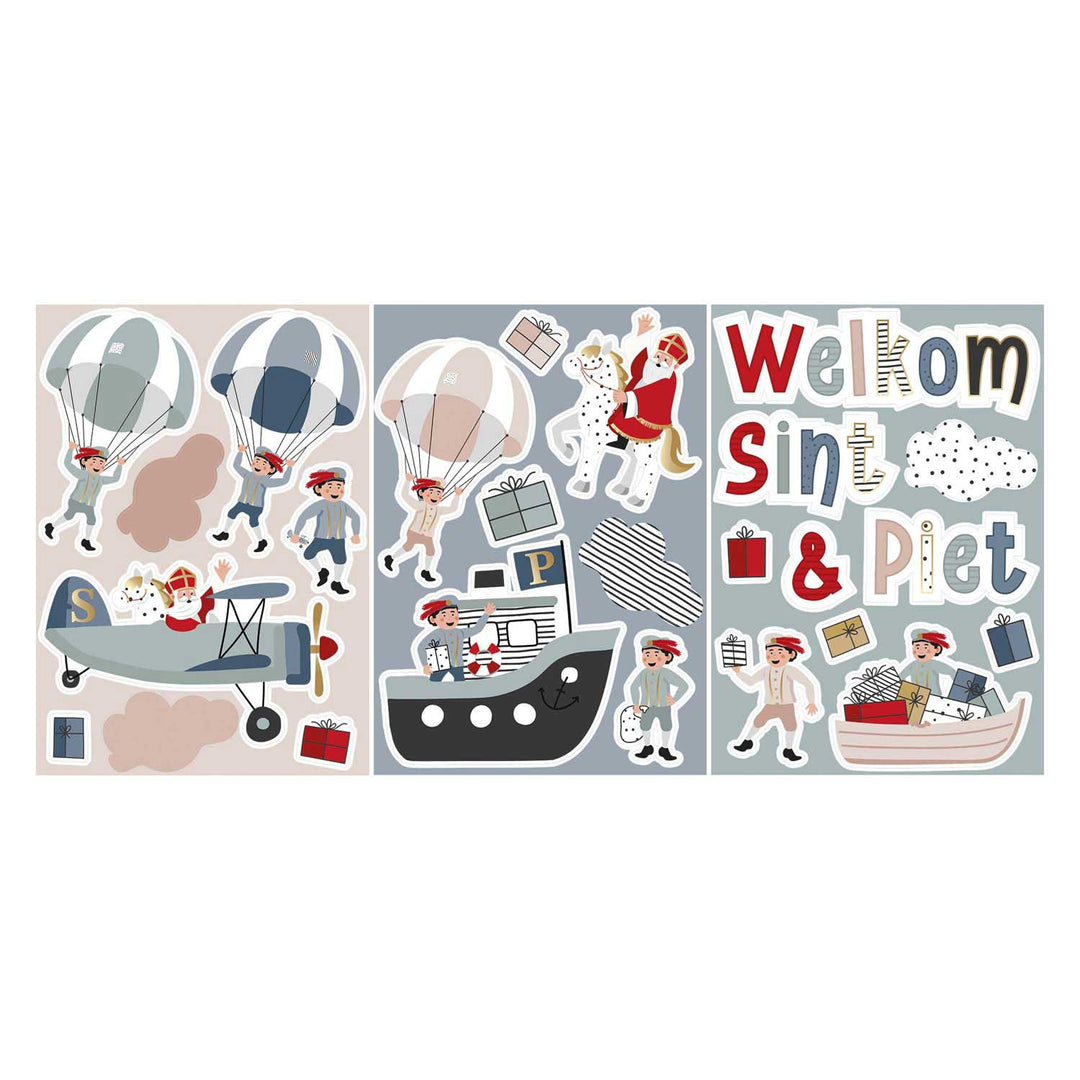 Raamstickers Sinterklaas