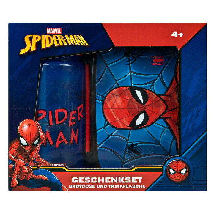 Broodtrommel en drinkfles spiderman