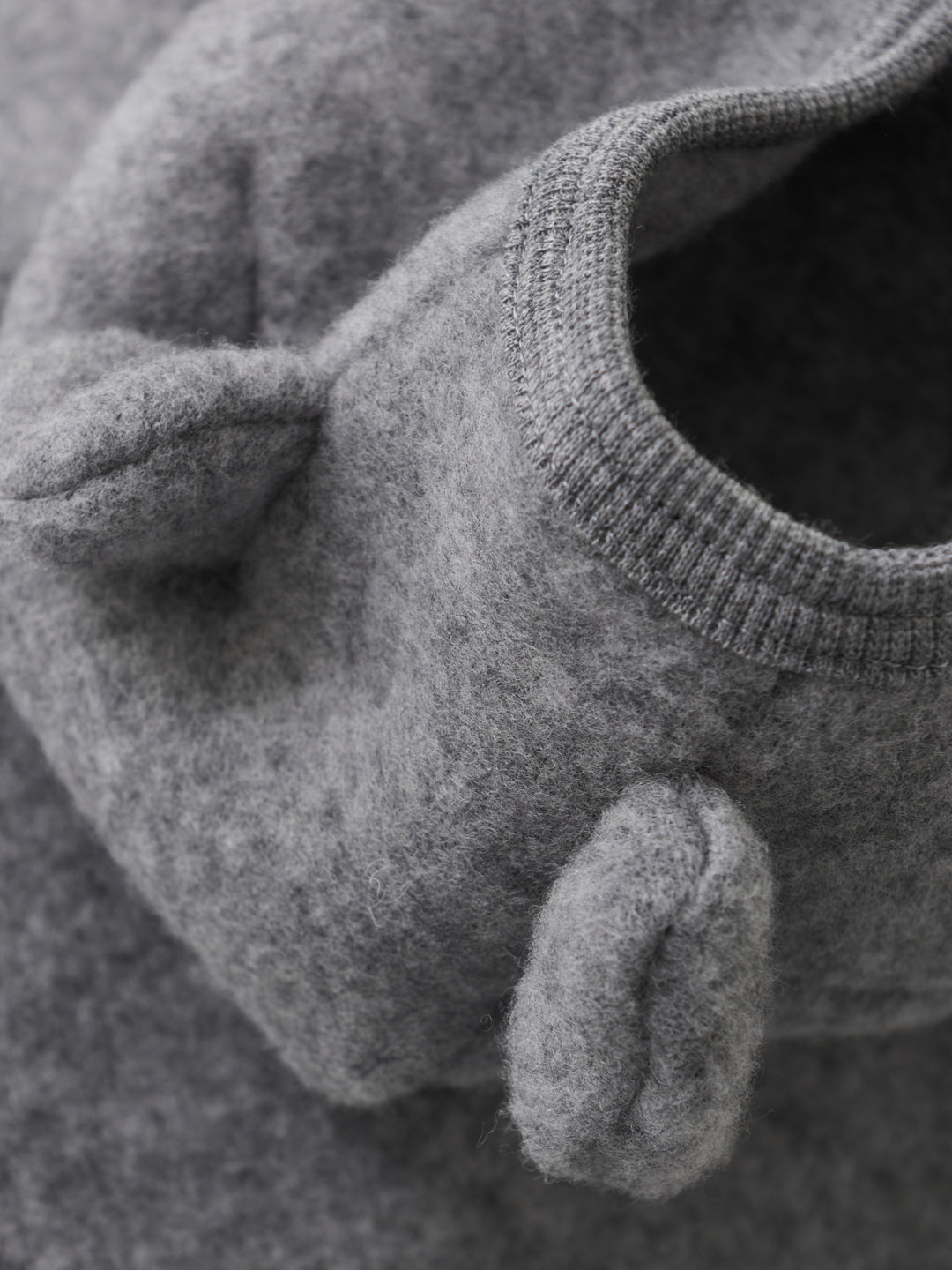 Wollen jasje medium grey melange