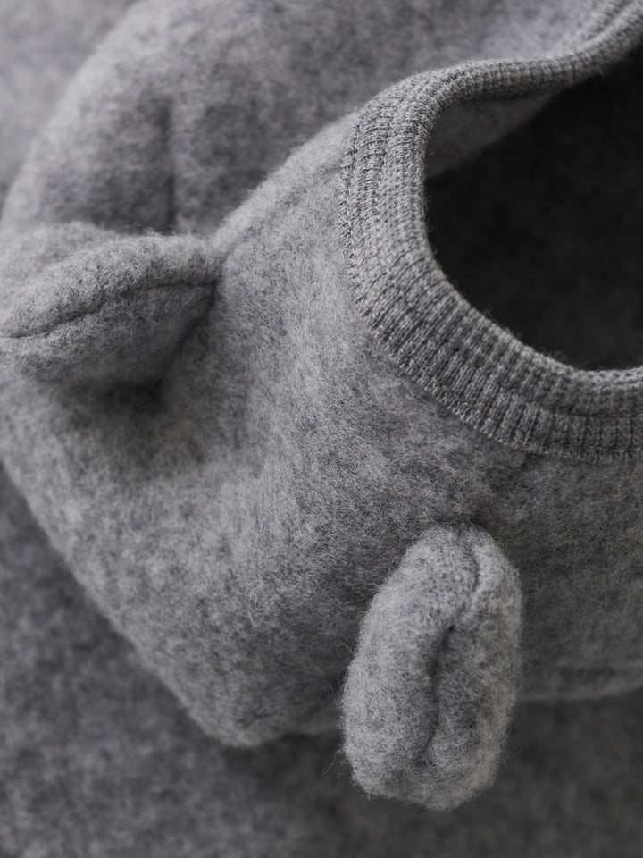 Wollen jasje medium grey melange