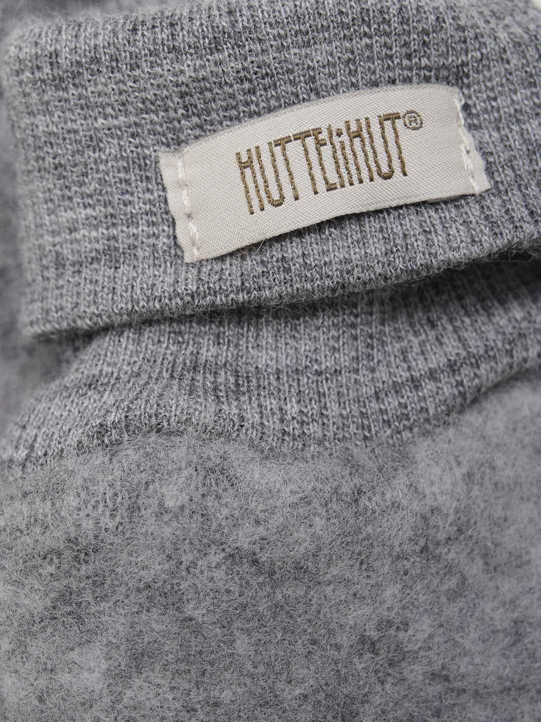 Wollen wantjes medium grey melange