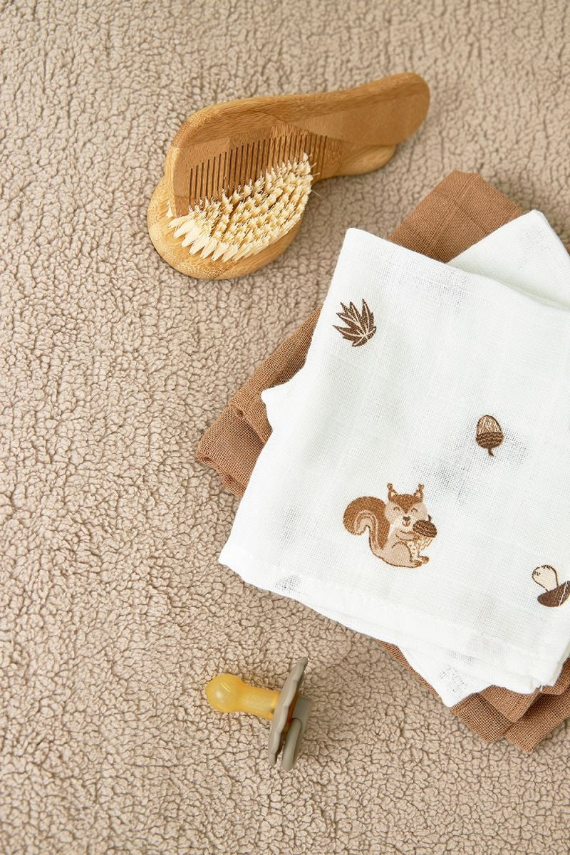Hydrofiel doeken forest animals toffee - Kidooz