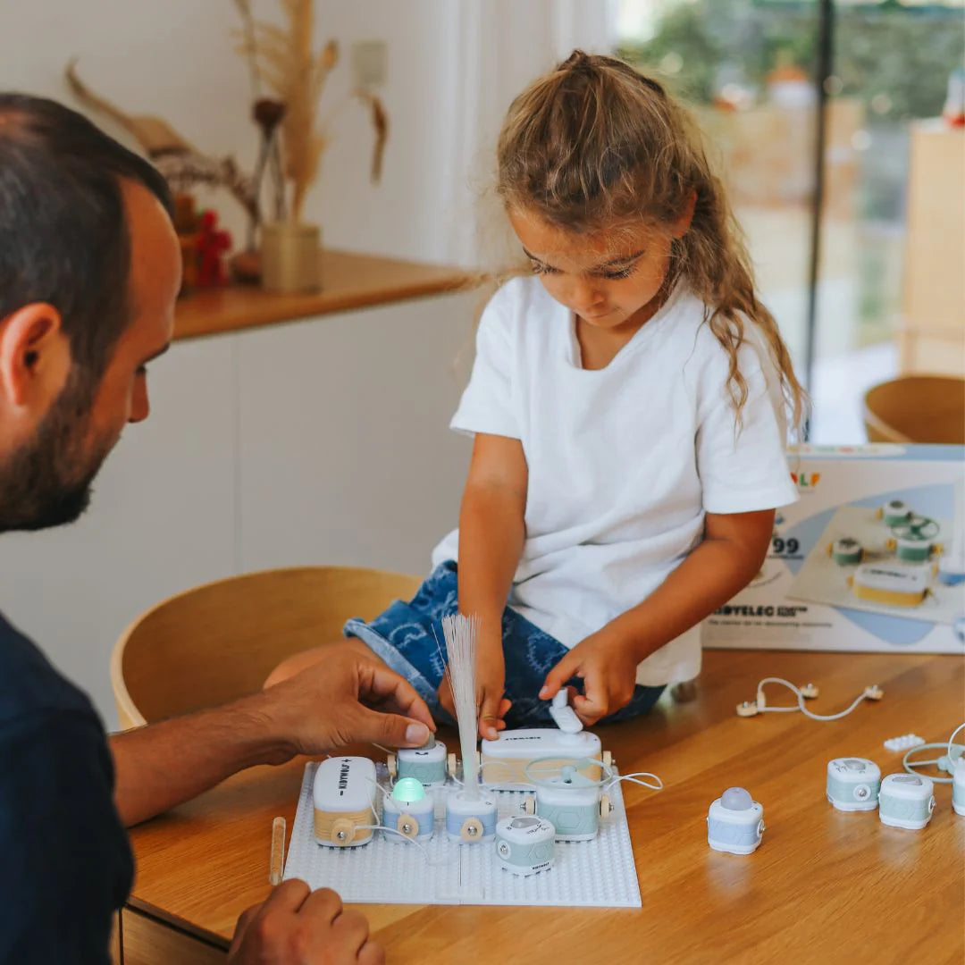 Kidyelec mijn eerste elektriciteitsset (starter 11 modules)