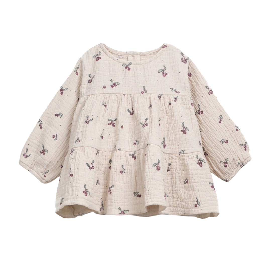 PRINTED WOVEN TUNIC TONES