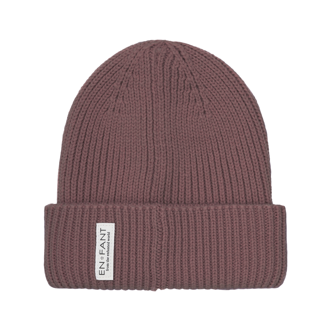Beanie rose taupe