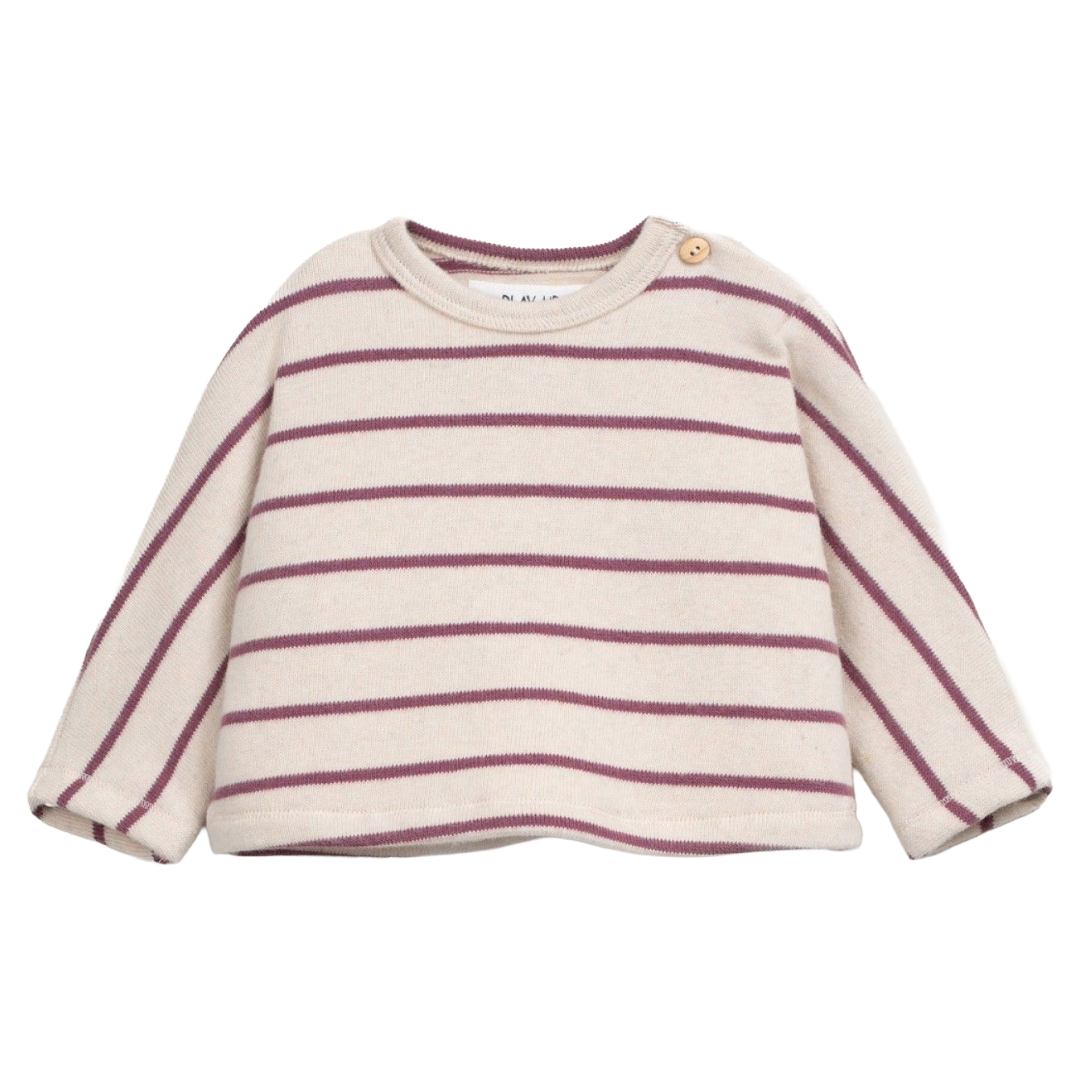 STRIPED JERSEY SWEATER AMORA