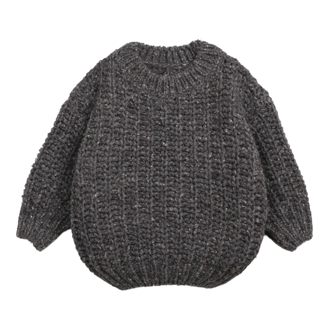 KNITTED SWEATER GRAFITE