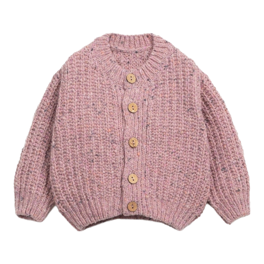 KNITTED VEST ROSE