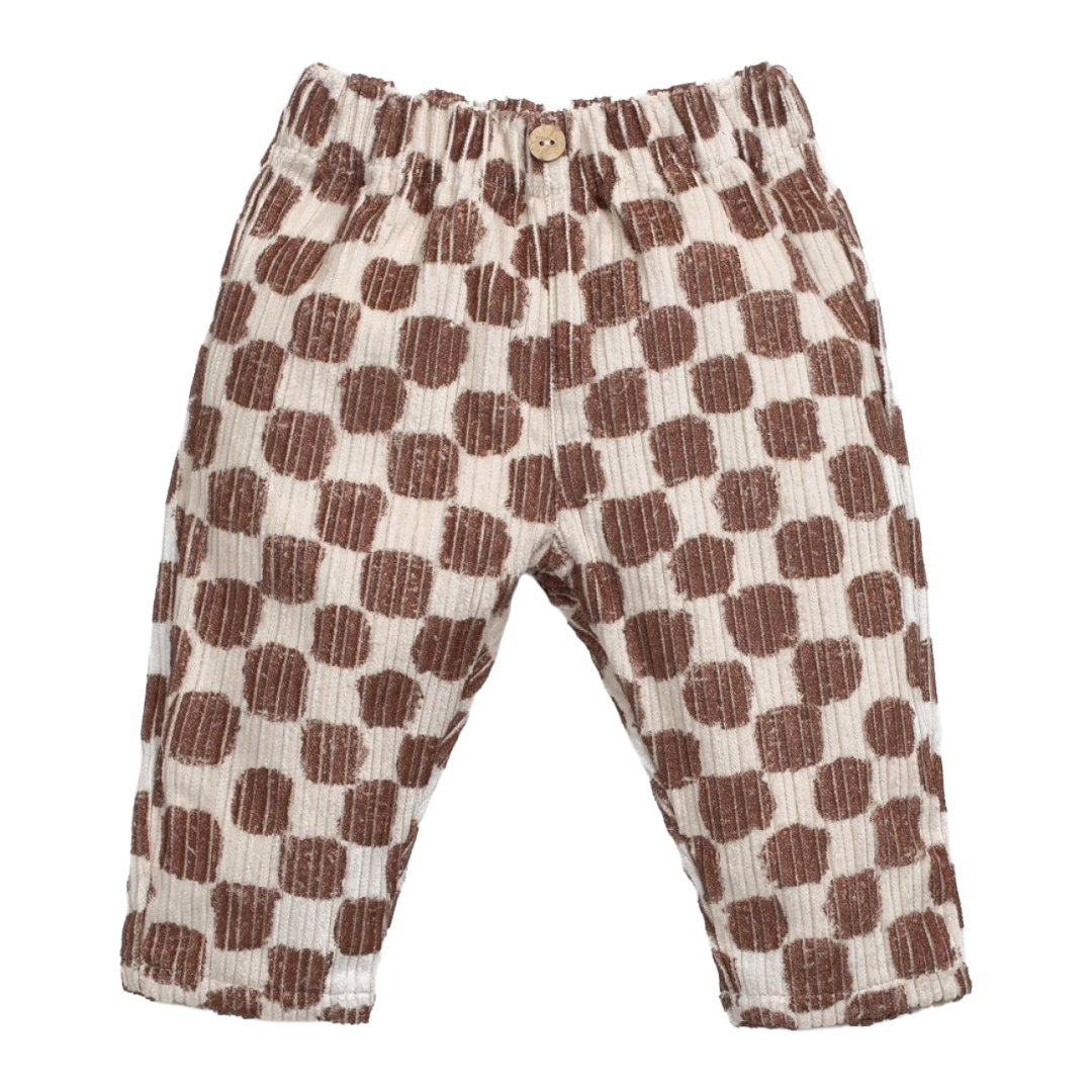 PRINTED CORDUROY BROEKJE TONES