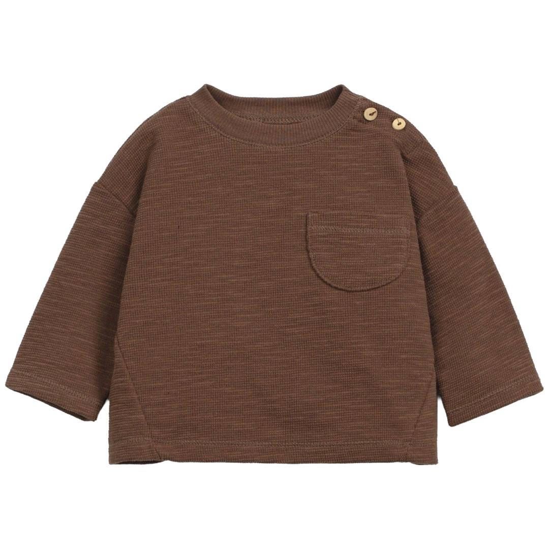 LONGSLEEVE RIB TONS TERRA