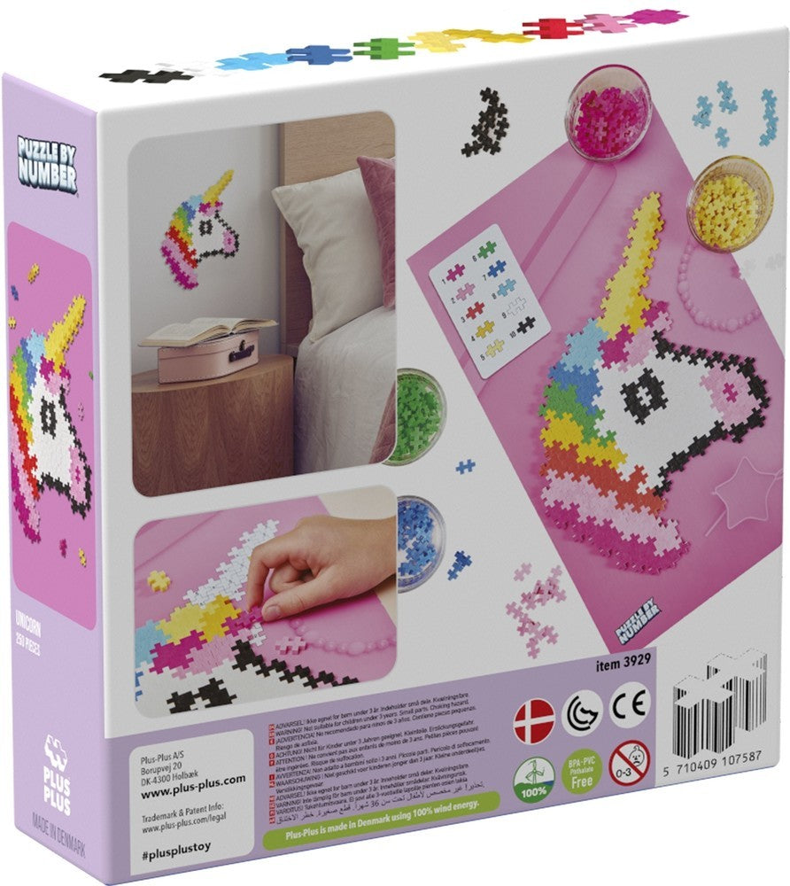Puzzle by number – UNICORN (250 st)