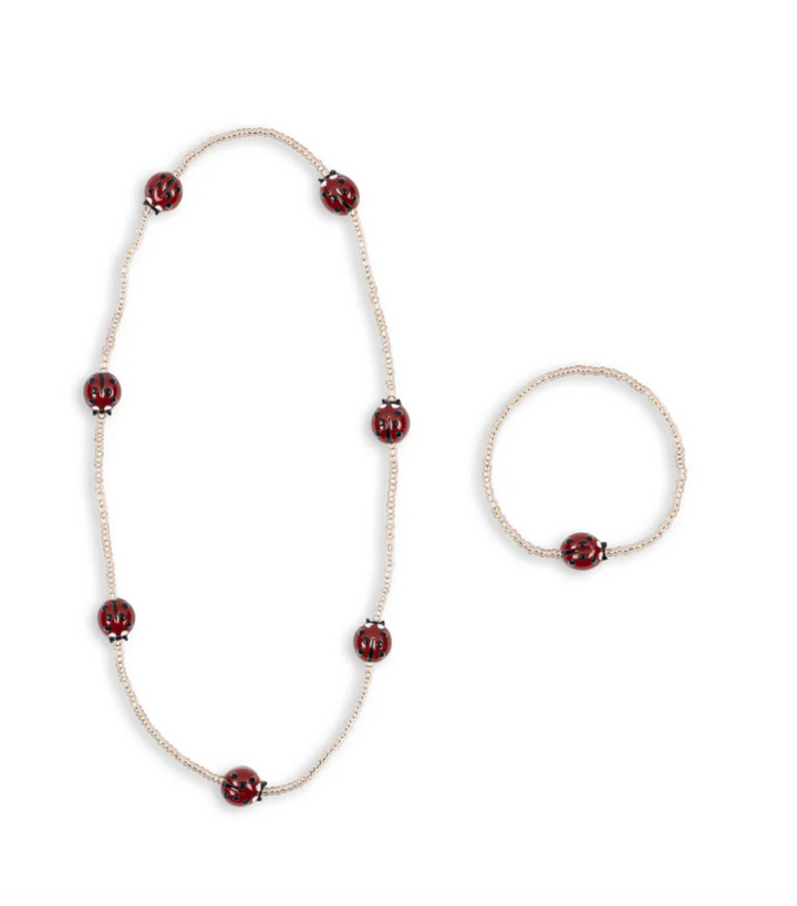 Lieveheersbeestje sieraden set