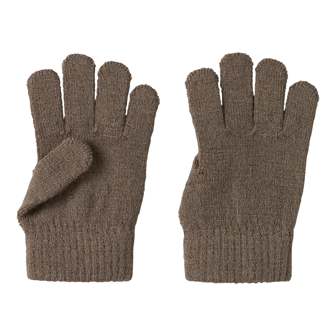 Wollen handschoenen shitake