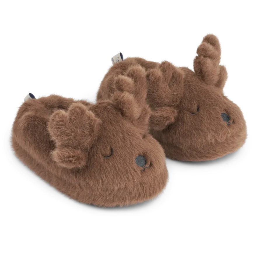 Aviaja rendier pecan sloffen