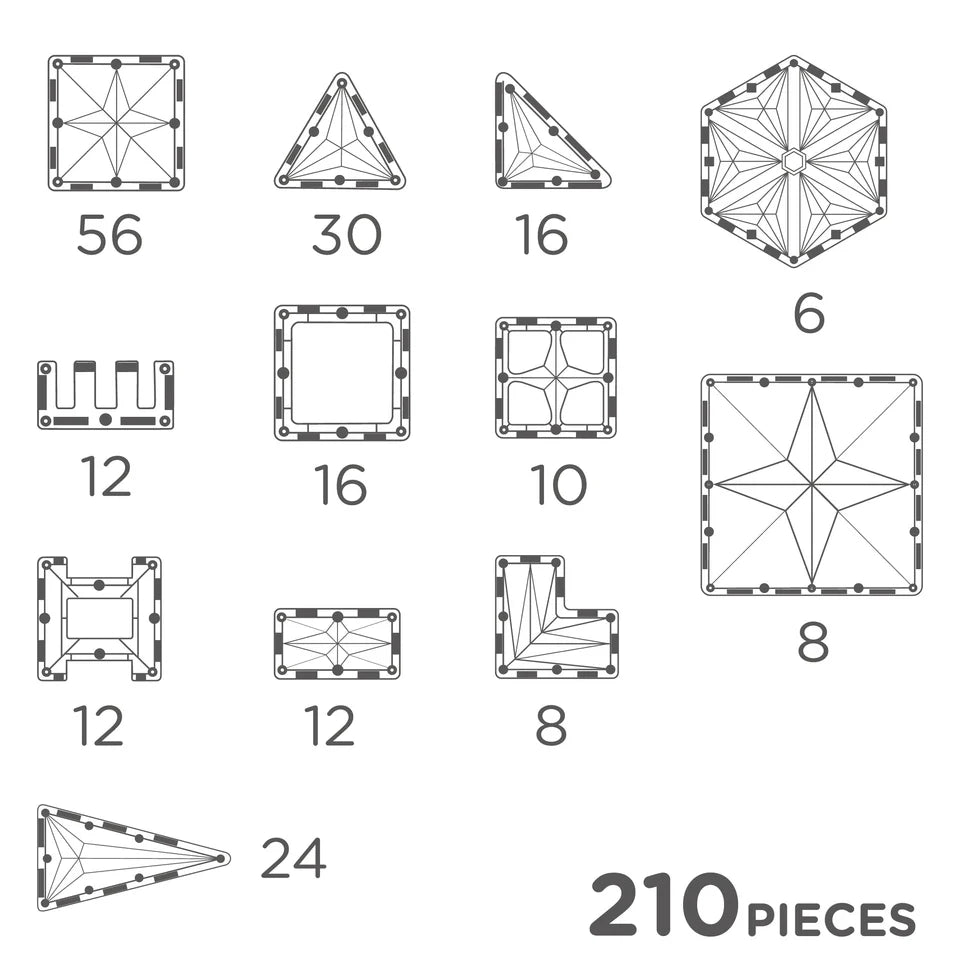 Mega creative pack pastel (210-delig) - Kidooz