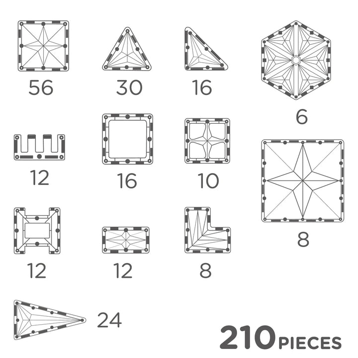 Mega creative pack pastel (210-delig) - Kidooz