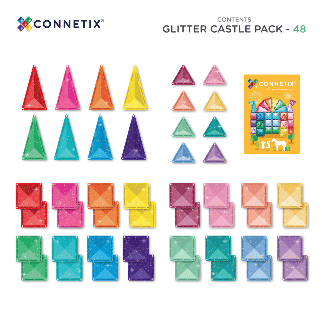 Glitter castle pack (48-delig)
