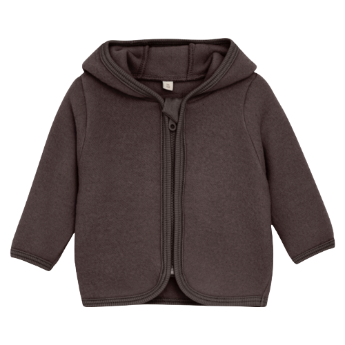 Wollen jasje raisin - Kidooz