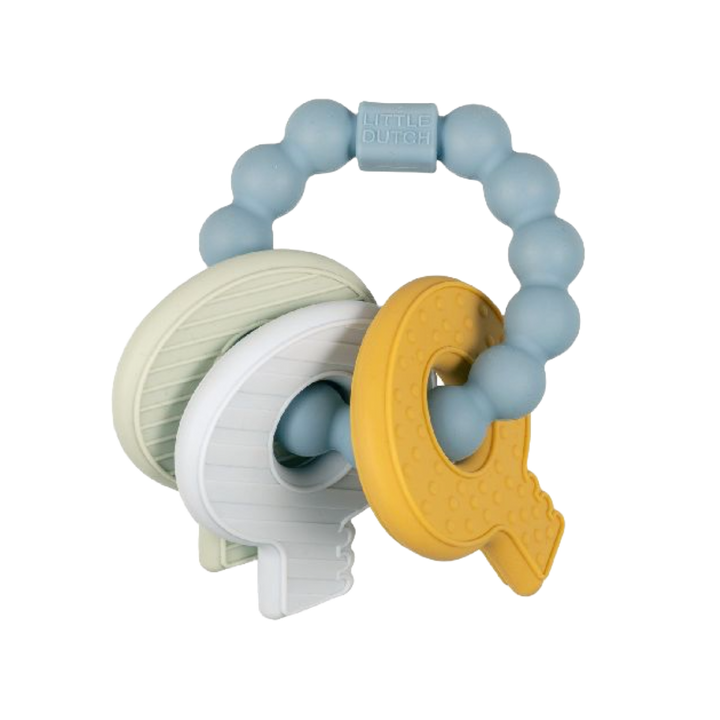 Bijtspeeltje sleutelbos blauw - Kidooz