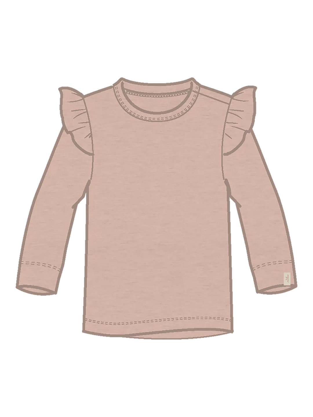 Longsleeve cameo rose - Kidooz