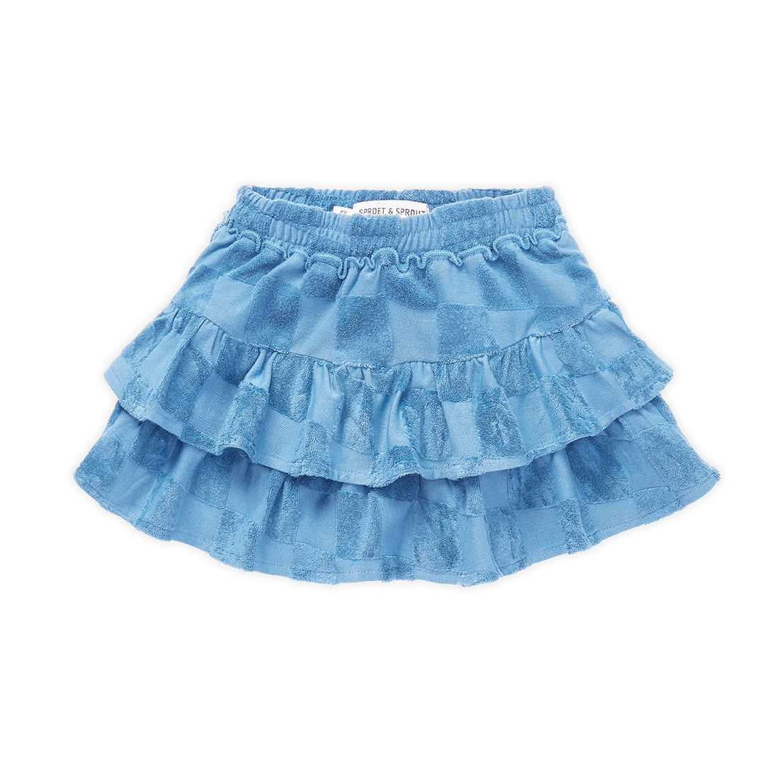 Skirt terry blocks Breezy blue primary