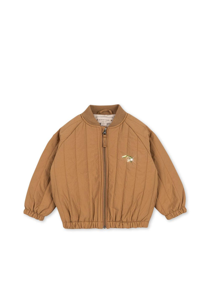 Juno sequin glitter jasje tobacco brown