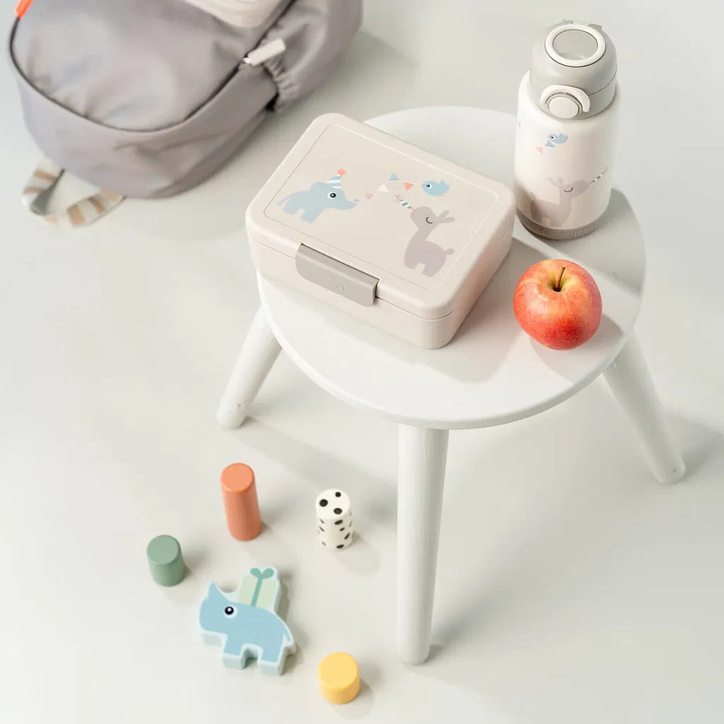 Thermosfles tiny farm beige