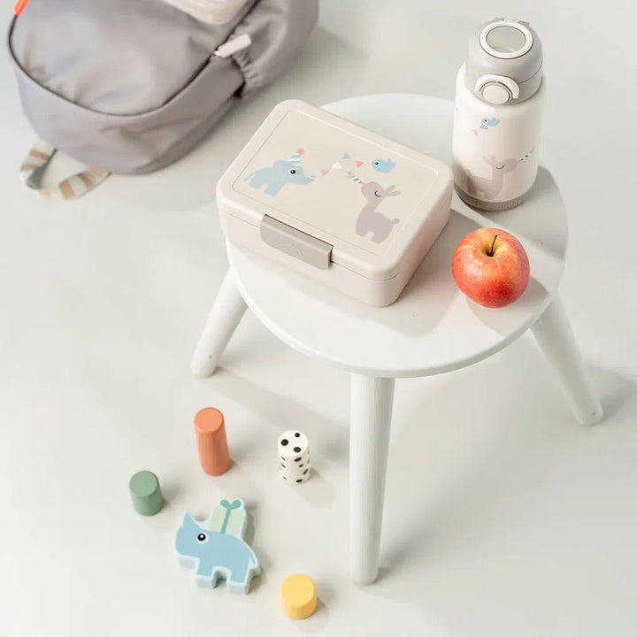 Thermosfles tiny farm beige