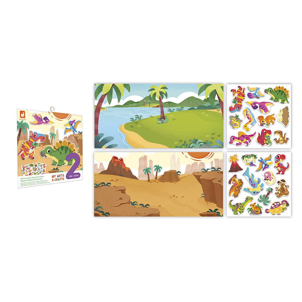 Atelier - 2 jaar - Herbruikbare stickers Dino