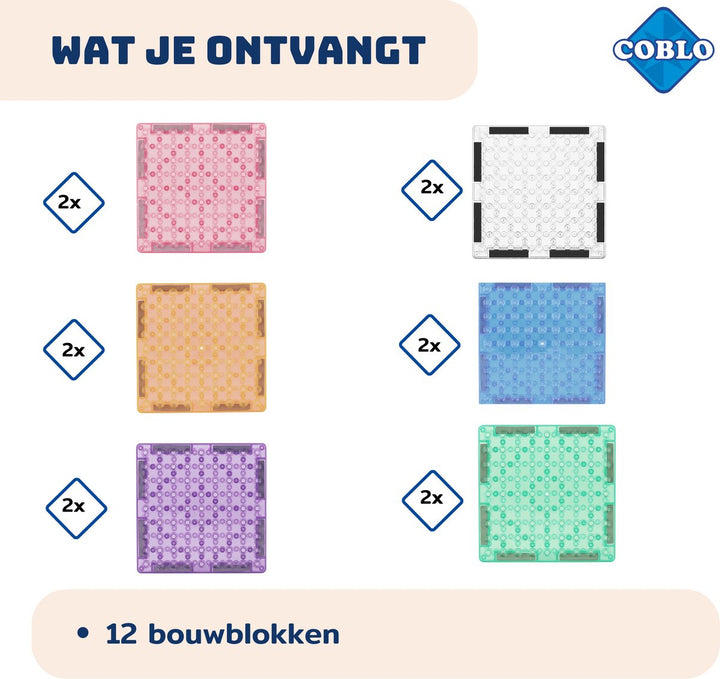 Pastel brick stenen