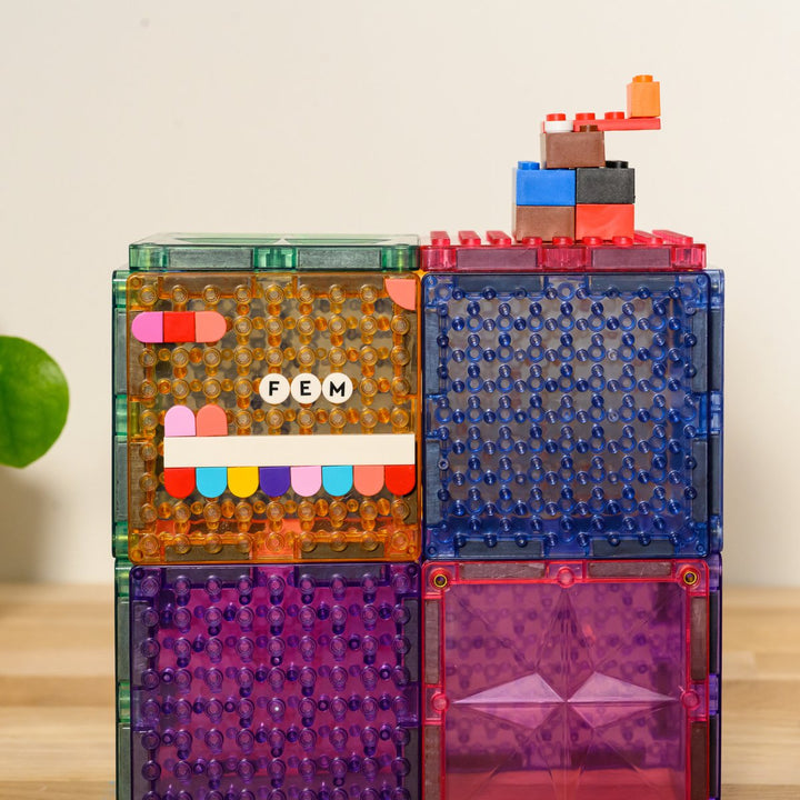 Pastel brick stenen