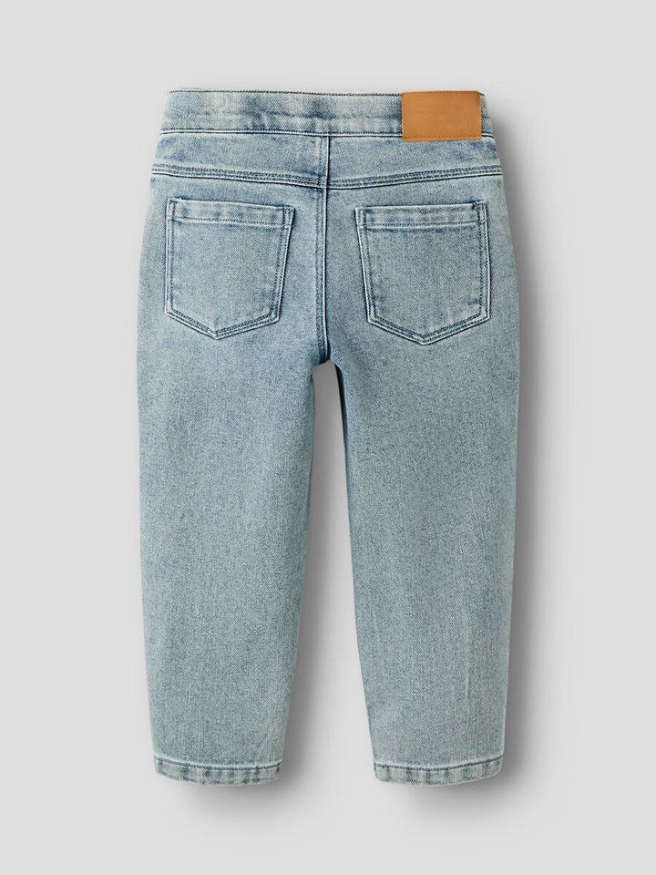 Jeans flower medium blue