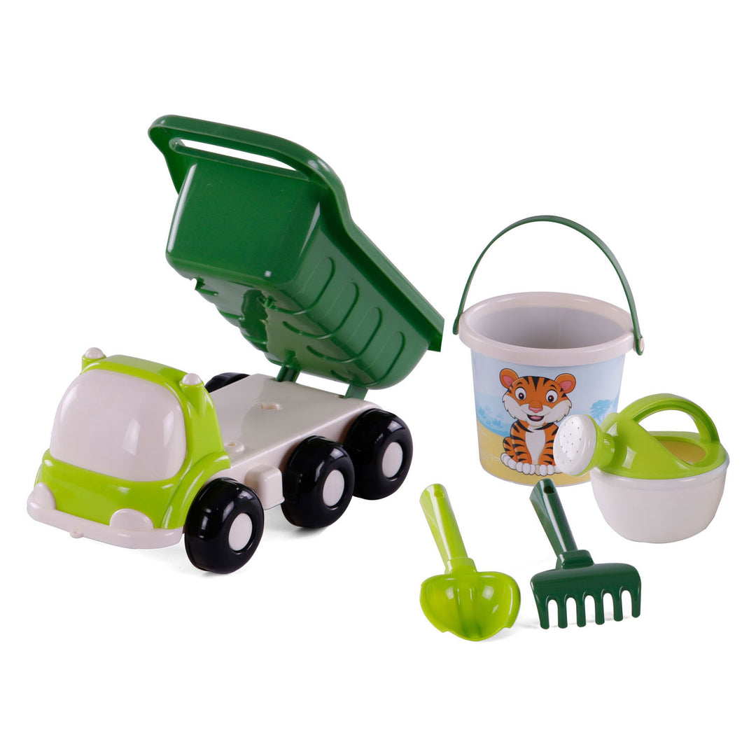 Kiepwagen met emmerset