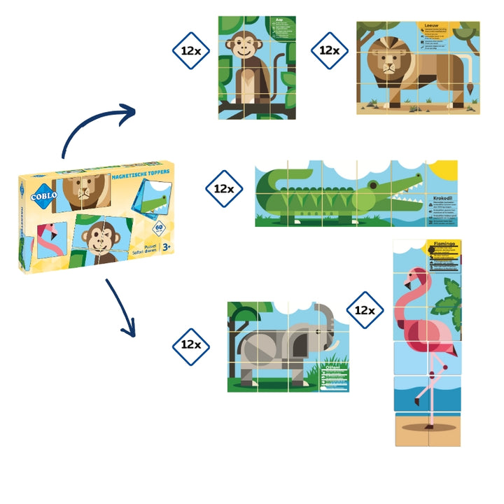 Safari animal toppers