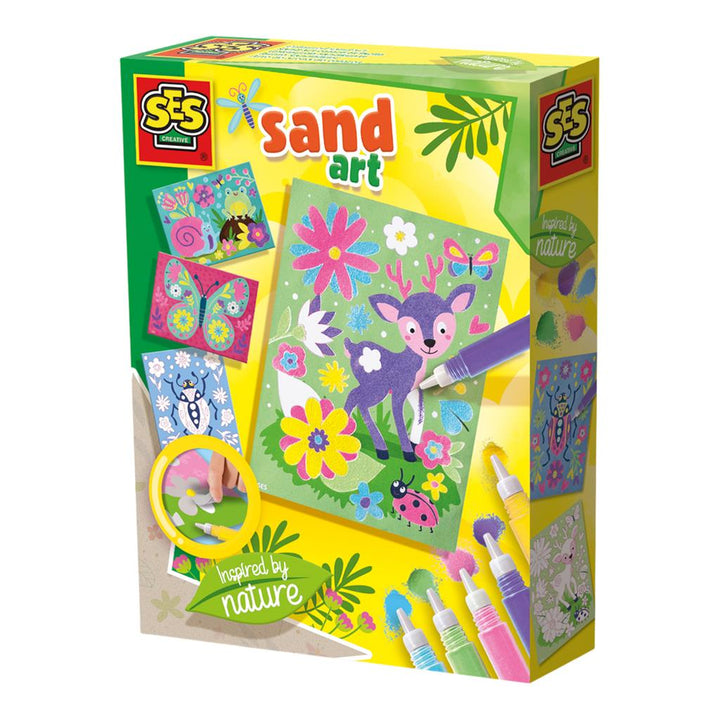 GEKLEURDE ZANDKUNST INSPIRED BY NATUR