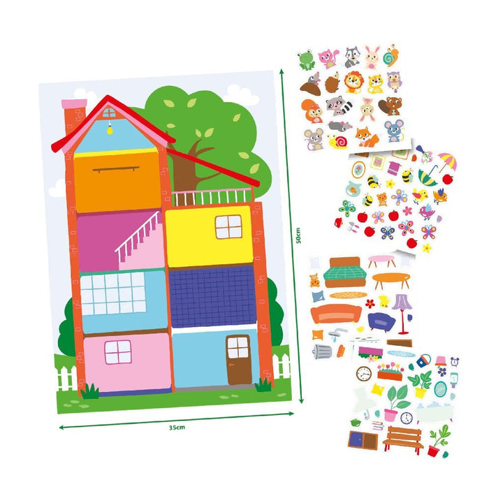 MY FIRST POSTER MET STICKERS HUIS