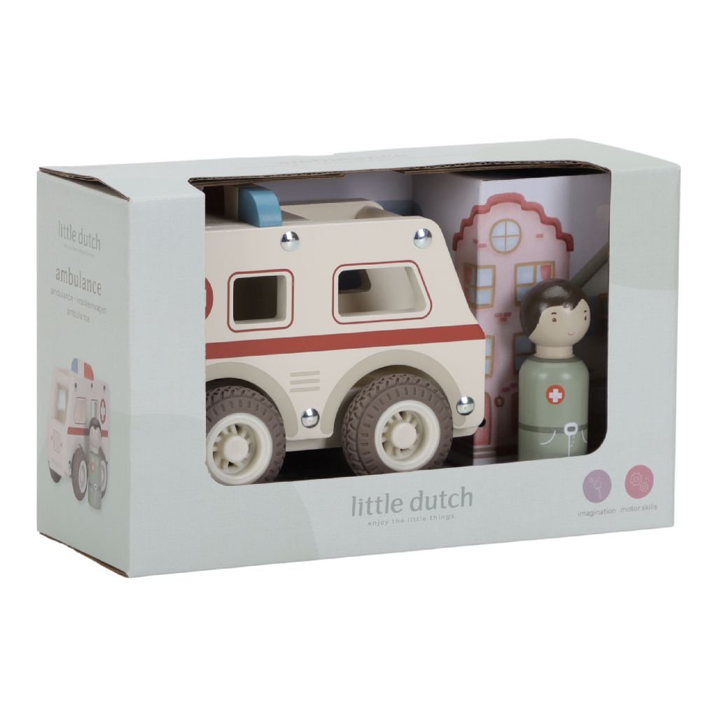 Ambulance met pegdoll