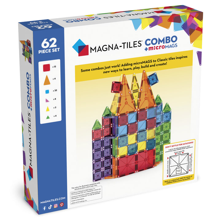 Combo (62-delig) + microMAGS - Kidooz