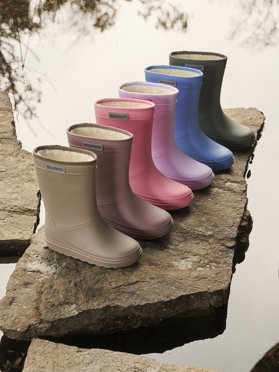 Thermo boots pine bark