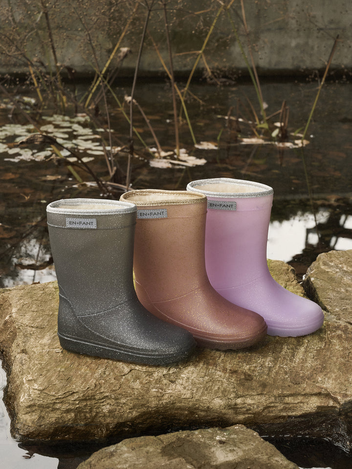 Thermo boots rose taupe