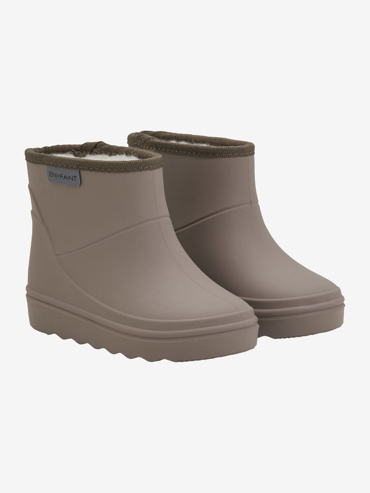 Thermo boots short pine bark