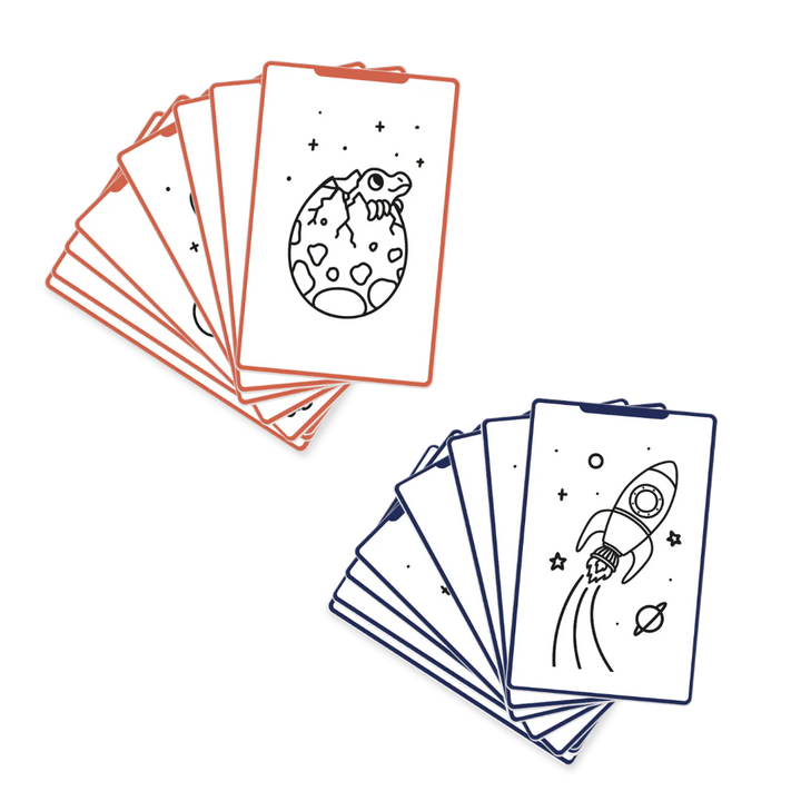 Kidydraw mini navulling (dinosaurus & galaxy)