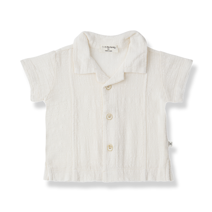 TAMARIU - off-white - s.sleeve shirt
