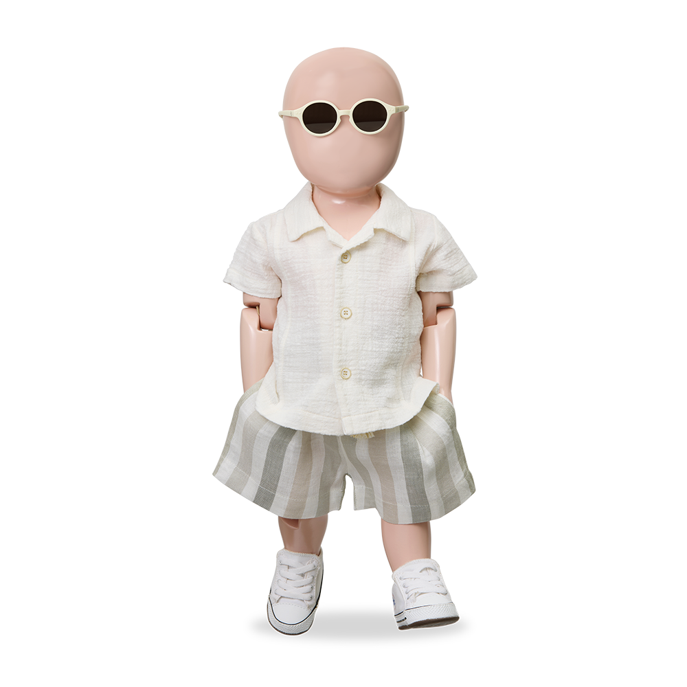 TAMARIU - off-white - s.sleeve shirt